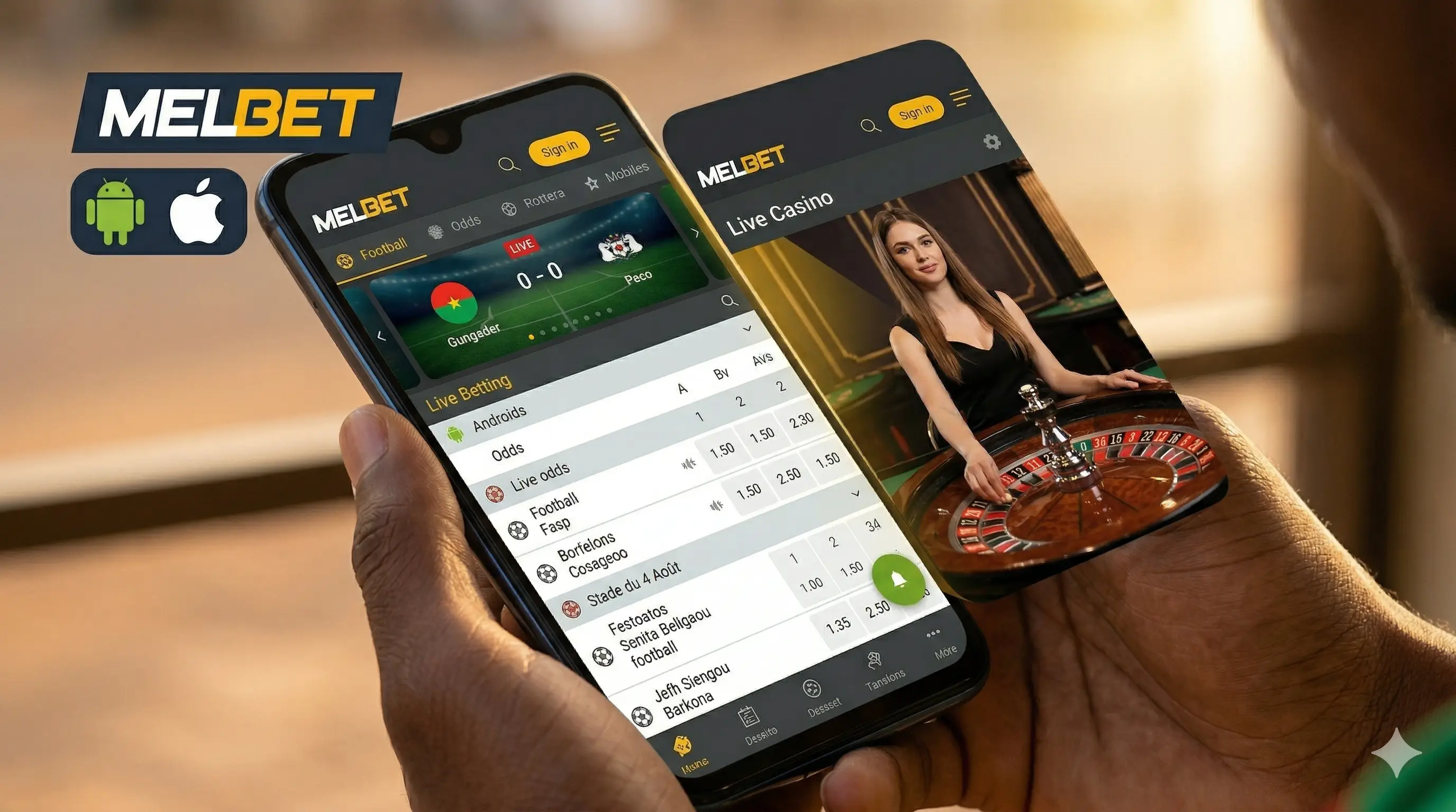 Melbet Burkina Faso ApK